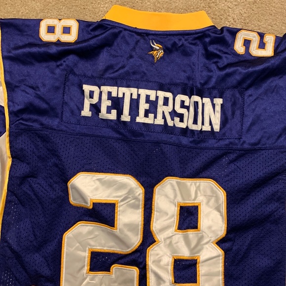 Adrian Peterson Minnesota Vikings Youth Reebok stitched NFL jersey. size XL - Picture 7 of 7